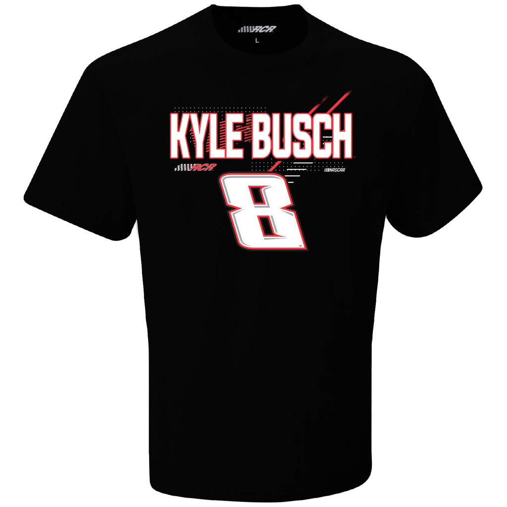 Kyle Busch 2024 Name and #8 T-Shirt Black NASCAR