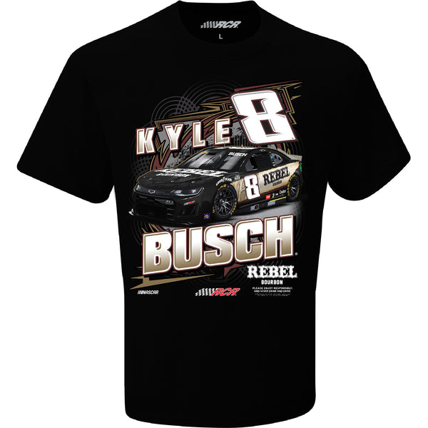 Kyle Busch 2024 Rebel Bourbon Paint Scheme Car T-Shirt #8 NASCAR