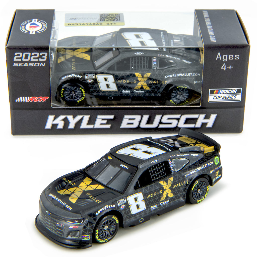Kyle Busch X World Wallet 1:64 Standard 2023 Diecast Car #8 NASCAR