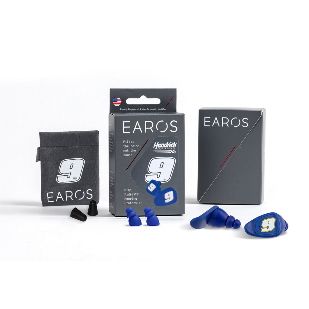 Chase Elliott #9 EAROS SPORT 20dB NRR Hearing Protection Ear Plugs NASCAR