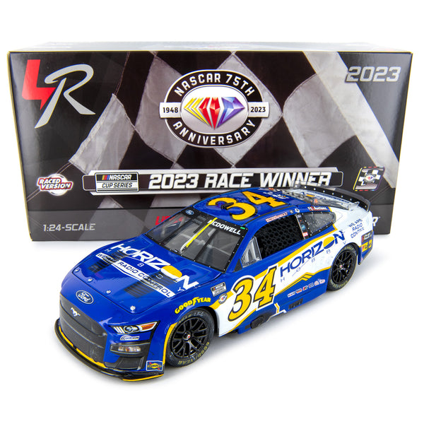 Michael McDowell Indy Road Course Race Win 1:24 Standard 2023 Diecast Car #34 NASCAR