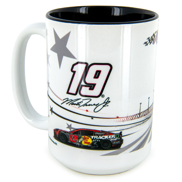 Martin Truex Jr 2024 Bass Pro Shops #19 Coffee Mug 15oz With Color Interior NASCAR