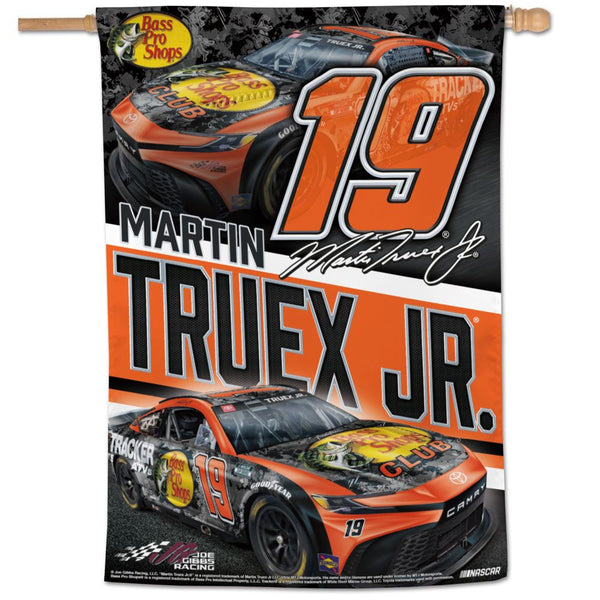 Martin Truex Jr 2024 Bass Pro Shops 28x40 Vertical Flag Preorder - Currently Projected March