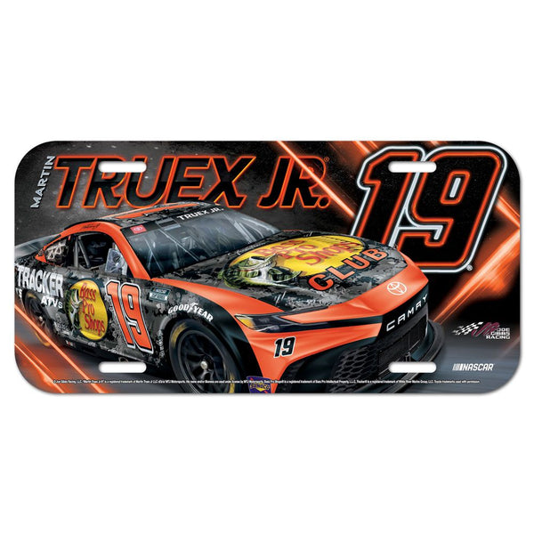 Martin Truex Jr 2024 Bass Pro Shops Plastic Car License Plate #19 NASCAR