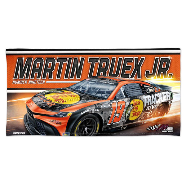 Martin Truex Jr 2024 Bass Pro Shops 30x60 Beach Towel #19 NASCAR