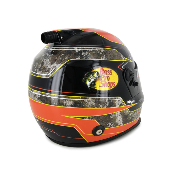 Martin Truex Jr Bass Pro Shops Collectible 1/2 Scale Mini Helmet - 6" X 5" X 5" #19 NASCAR