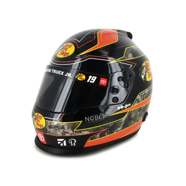 Martin Truex Jr Bass Pro Shops Collectible 1/2 Scale Mini Helmet - 6" X 5" X 5" #19 NASCAR