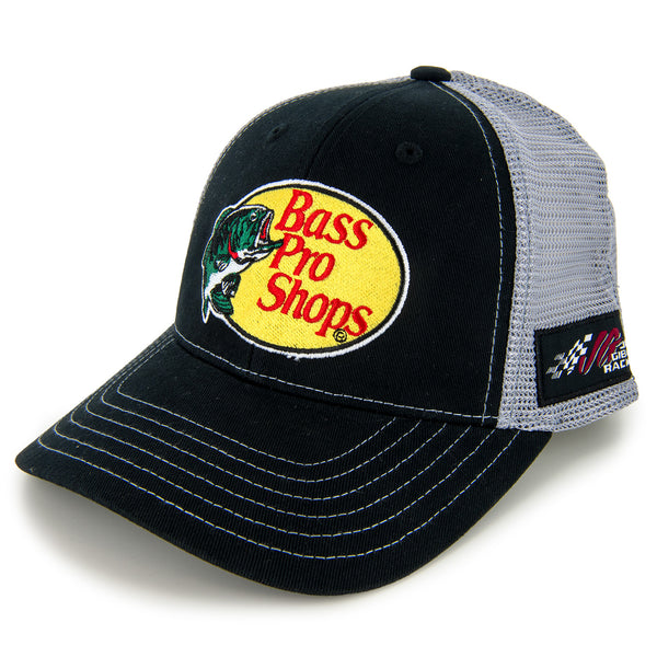 Martin Truex Jr 2024 Bass Pro Shops Sponsor Mesh Hat Black/Gray #19 NASCAR