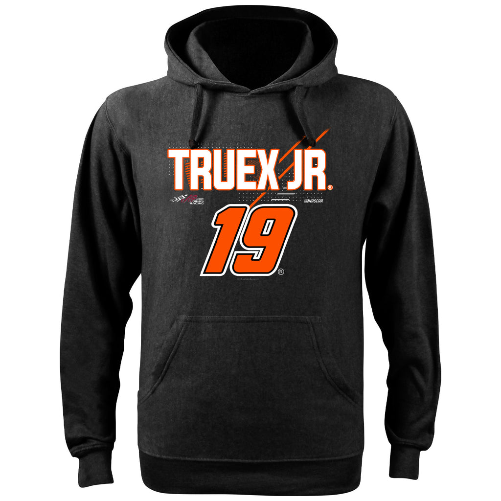 Martin Truex Jr 2024 Name and #19 Hoodie Sweatshirt Black NASCAR