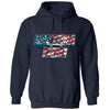 NASCAR 2025 Daytona 500 Patriotic Hoodie Outerwear Sweatshirt Navy Blue