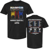 NASCAR 2025 Cup Series Schedule T-Shirt Black