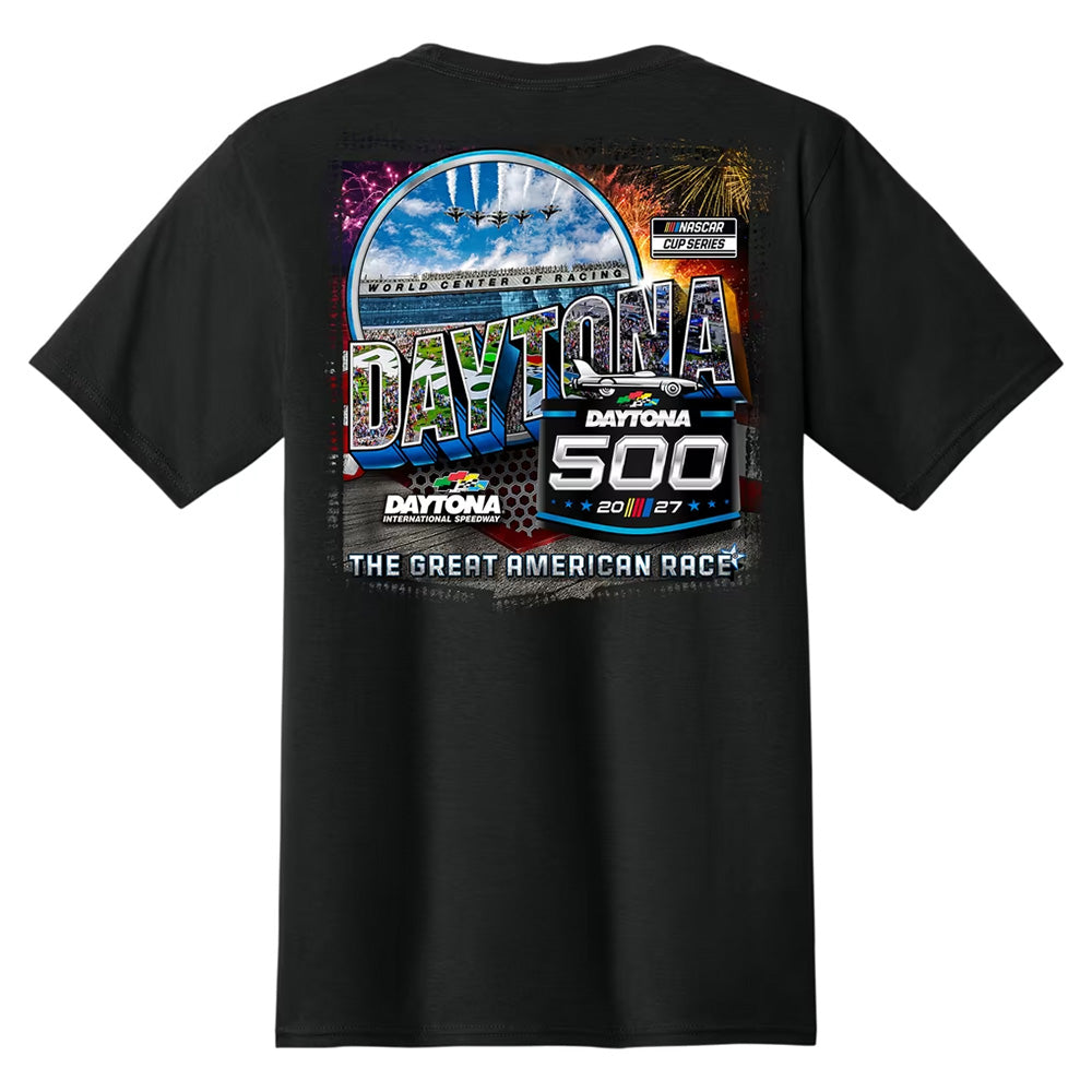 NASCAR 2027 Daytona 500 Event T-Shirt Black