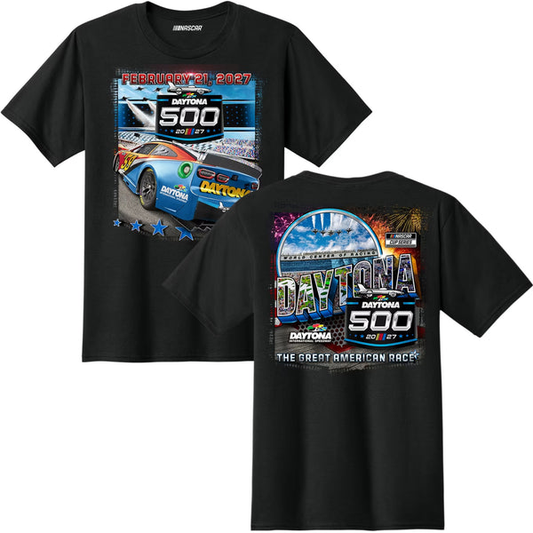 NASCAR 2027 Daytona 500 Event T-Shirt Black