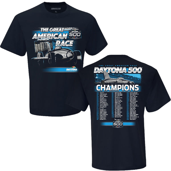 NASCAR 2026 Daytona 500 Past Champions T-Shirt Blue