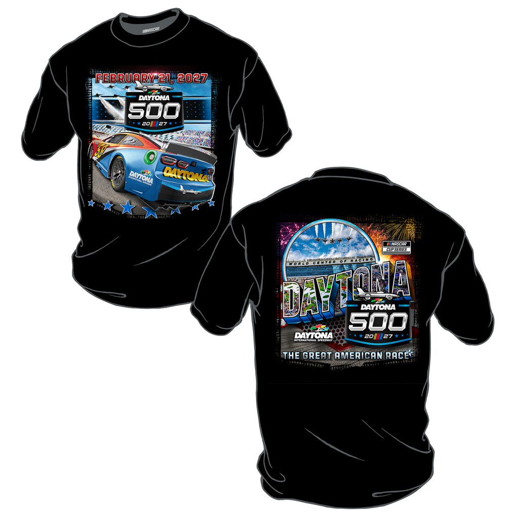 NASCAR 2027 Daytona 500 Event T-Shirt Black