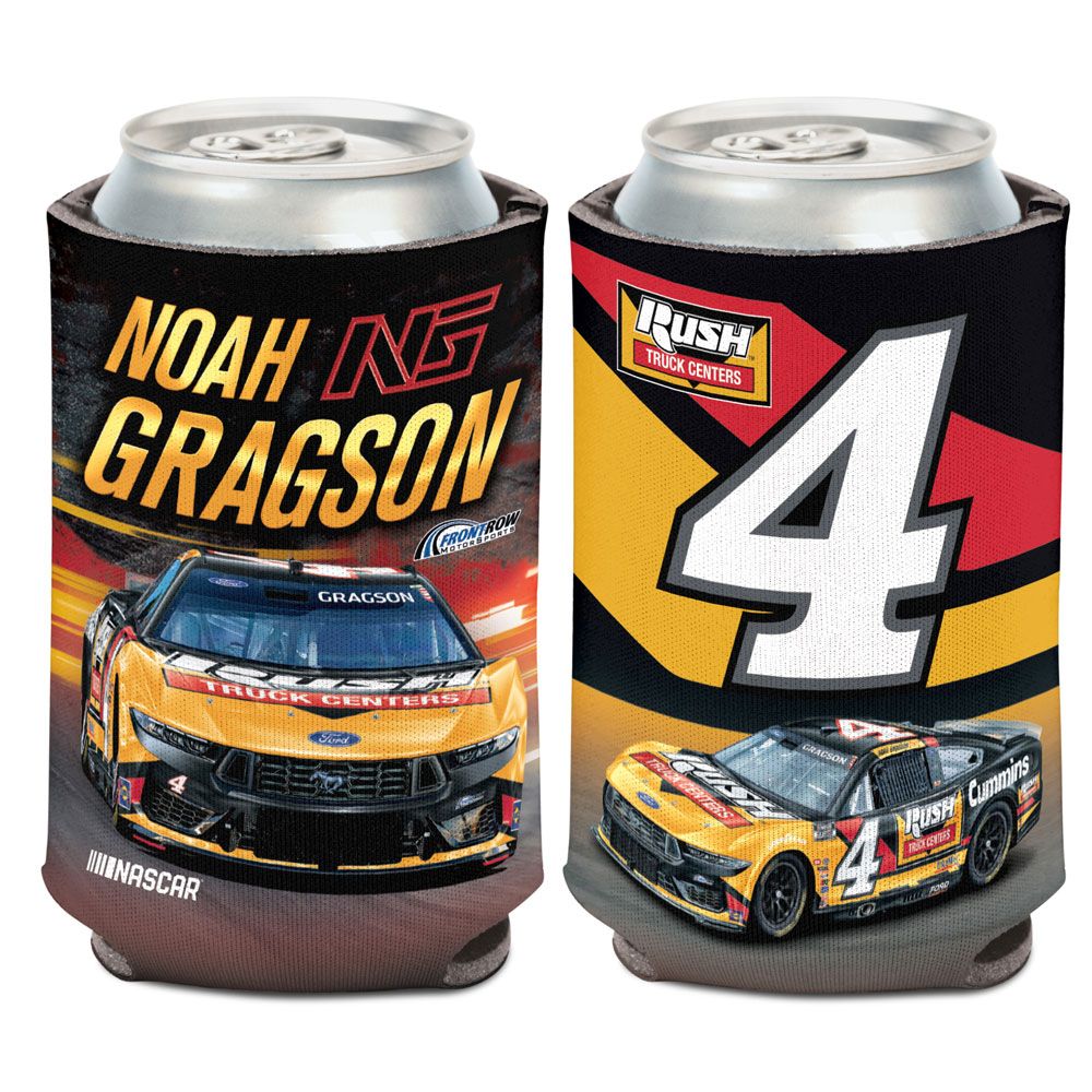 Noah Gragson 2025 Rush Truck Centers #4 Can Hugger 12oz Cooler NASCAR