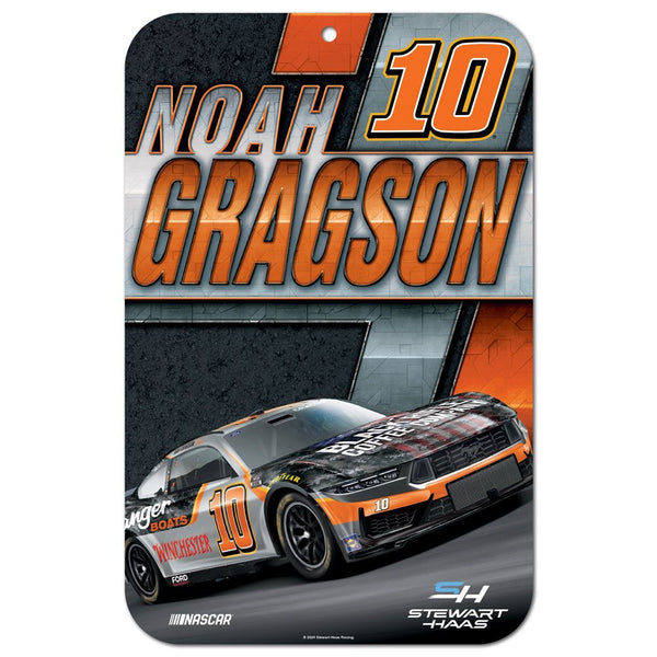 Noah Gragson 2024 Black Rifle Coffee #10 11x17 Plastic Sign NASCAR