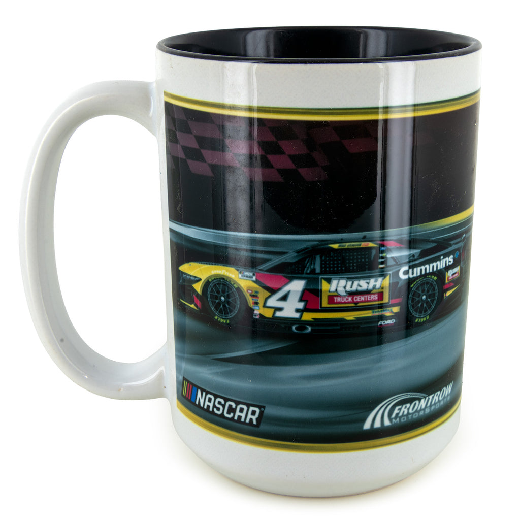 Noah Gragson 2025 Rush Truck Centers #4 Coffee Mug 15oz With Color Interior