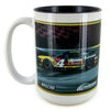 Noah Gragson 2025 Rush Truck Centers #4 Coffee Mug 15oz With Color Interior
