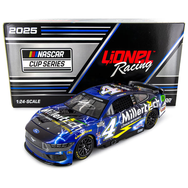 Noah Gragson Autographed Millertech 1:24 Standard 2025 Diecast Car Hand Signed #4 NASCAR
