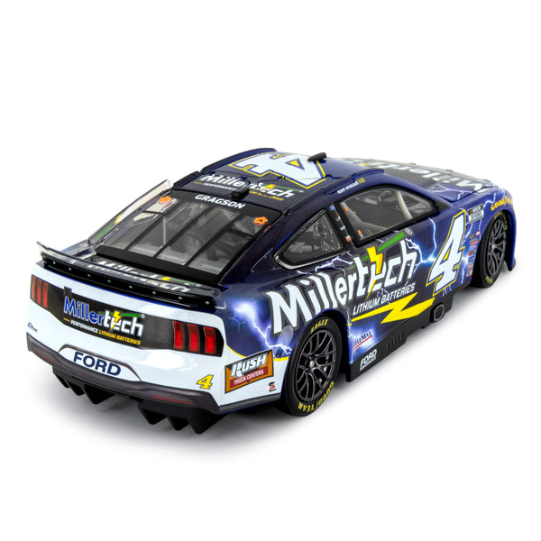 Noah Gragson Autographed Millertech 1:24 Standard 2025 Diecast Car Hand Signed #4 NASCAR