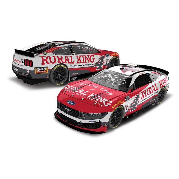 Noah Gragson Autographed Rural King 1:24 Standard 2025 Diecast Car #4 NASCAR