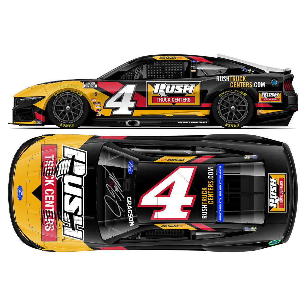 Noah Gragson Autographed Rush Truck Centers 1:24 Standard 2026 Diecast Car #4 NASCAR