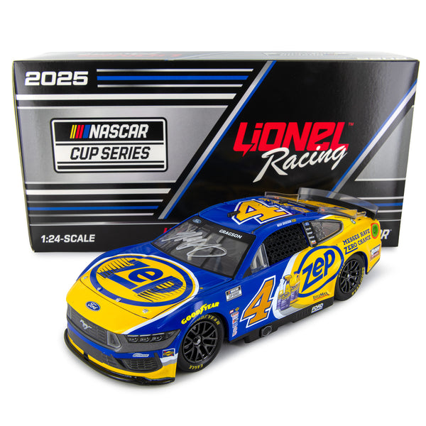 Noah Gragson Autographed Zep 1:24 Standard 2025 Diecast Car #4 NASCAR