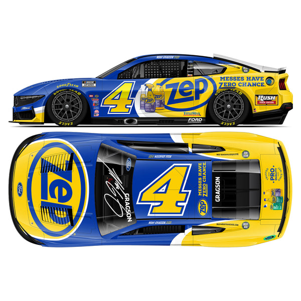 Noah Gragson Autographed Zep 1:24 Standard 2025 Diecast Car #4 NASCAR