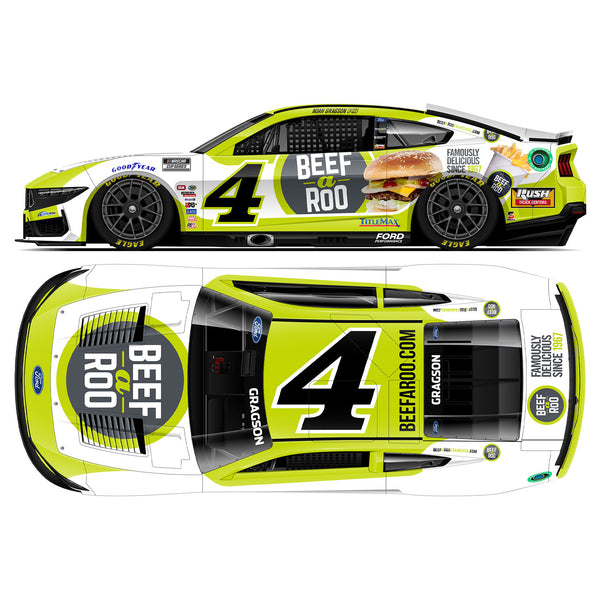 Noah Gragson Beef-A-Roo 1:24 Standard 2025 Diecast Car #4 NASCAR
