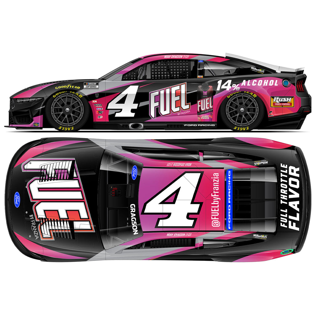 Noah Gragson FUEL by Franzia 1:24 Color Chrome 2026 Diecast Car #4 NASCAR