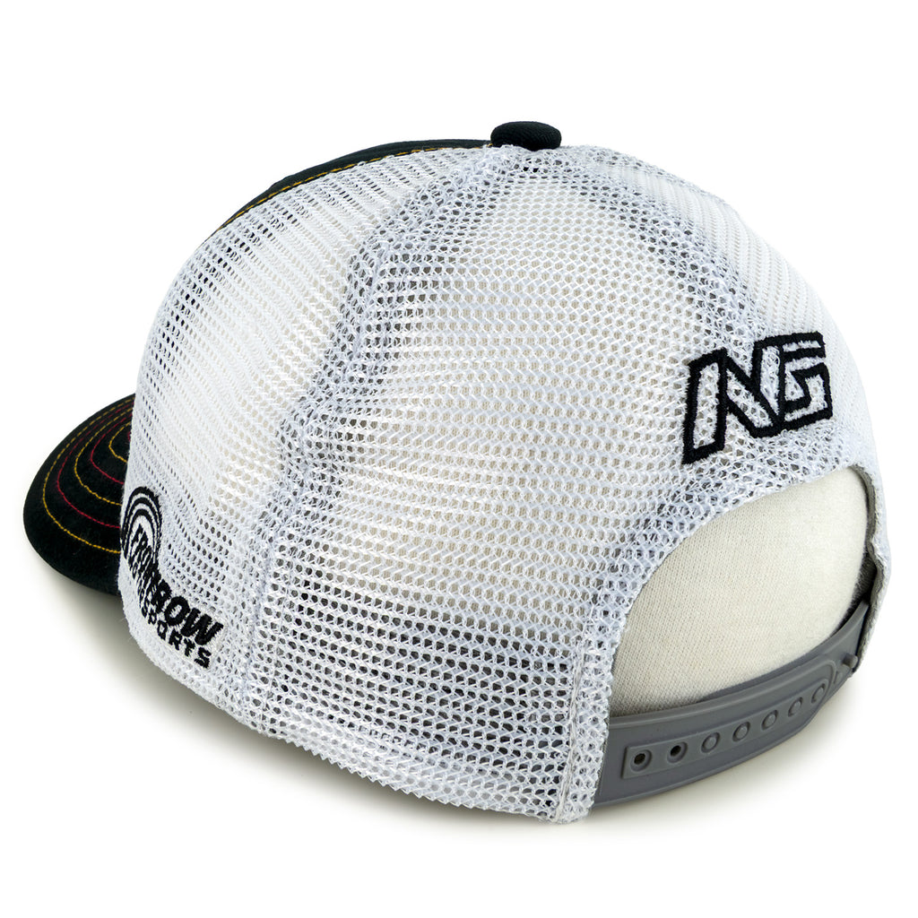 Noah Gragson 2025 Rush Truck Centers Sponsor Mesh Hat Black/White #4 NASCAR
