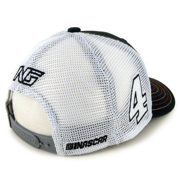 Noah Gragson 2025 Rush Truck Centers Sponsor Mesh Hat Black/White #4 NASCAR