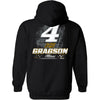 Noah Gragson 2025 Rush Truck Centers 2-Spot Hoodie Outerwear Sweatshirt Black #4 NASCAR