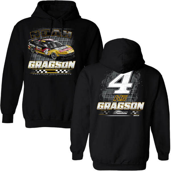 Noah Gragson 2025 Rush Truck Centers 2-Spot Hoodie Outerwear Sweatshirt Black #4 NASCAR