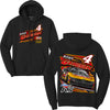 Noah Gragson 2025 Rush Truck Centers Black 2-Spot Car Hoodie Sweatshirt #4 NASCAR