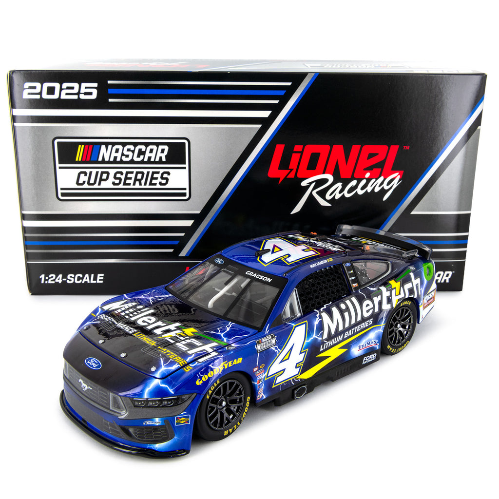 Noah Gragson Millertech 1:24 Standard 2025 Diecast Car #4 NASCAR