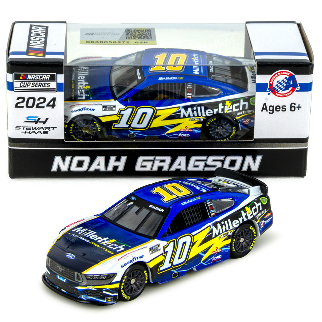 Noah Gragson MillerTech 1:64 Standard 2024 Diecast Car #10 NASCAR