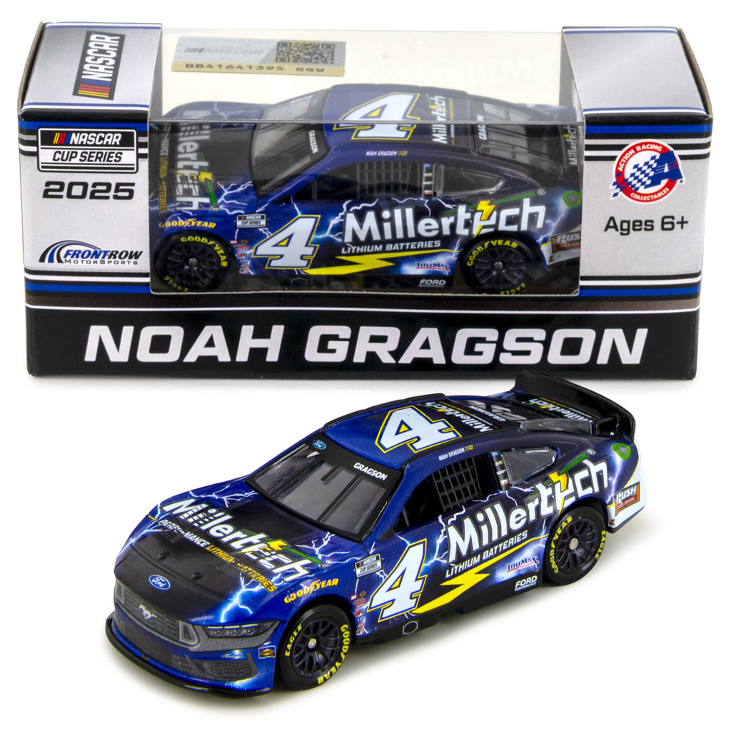 Noah Gragson Millertech 1:64 Standard 2025 Diecast Car #4 NASCAR