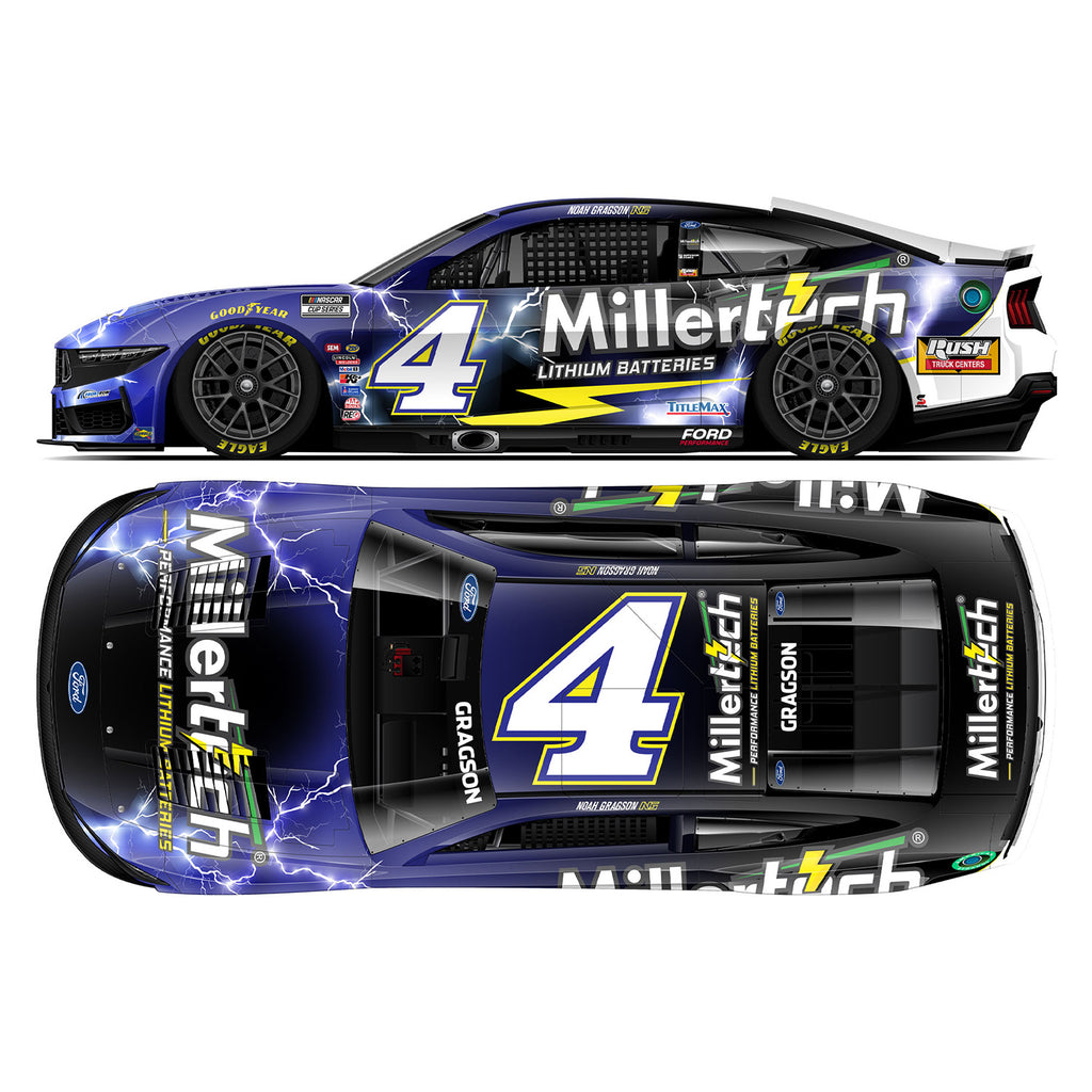 Noah Gragson Millertech 1:64 Standard 2025 Diecast Car #4 NASCAR