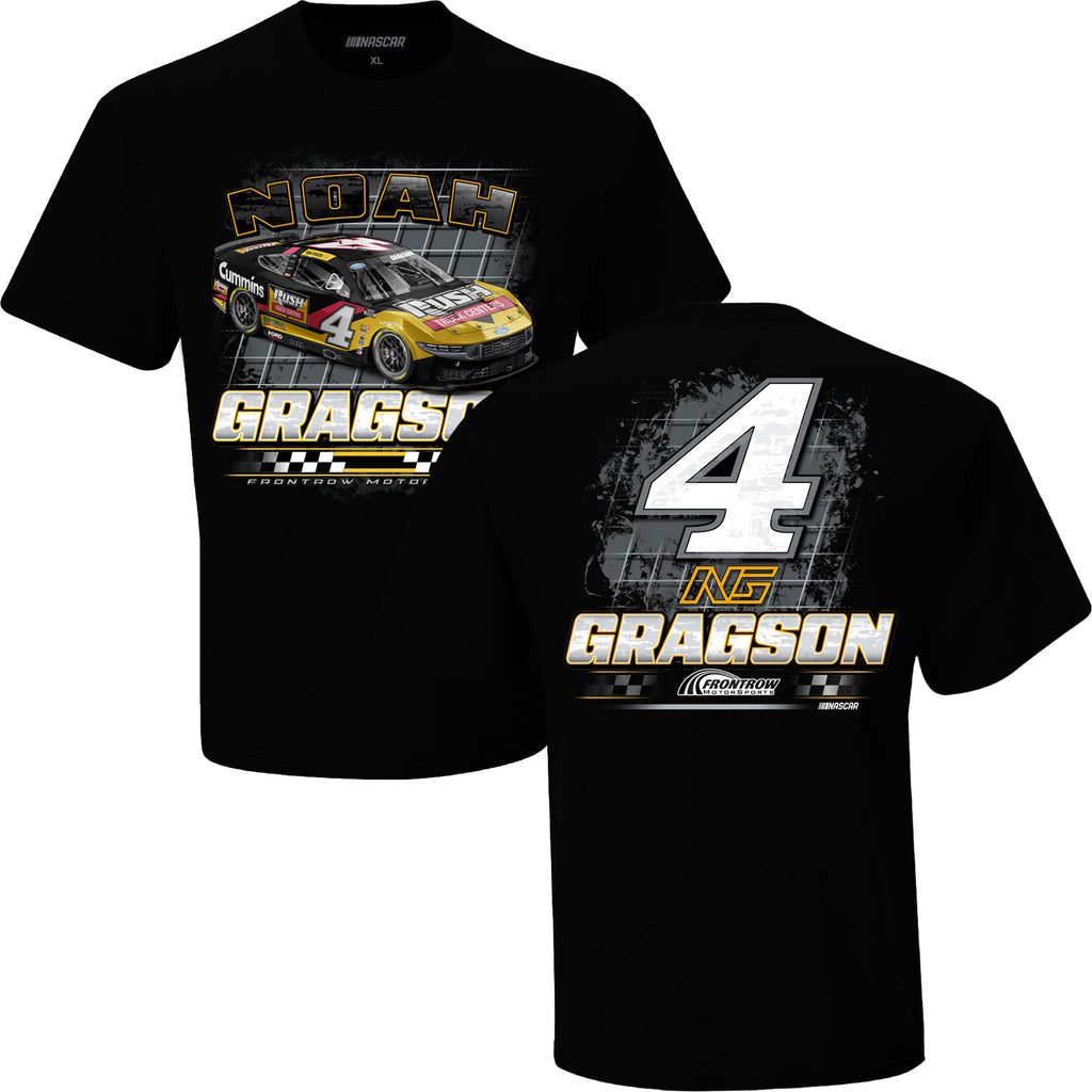 Noah Gragson 2025 Rush Truck Centers 2-Spot T-Shirt Black #4 NASCAR