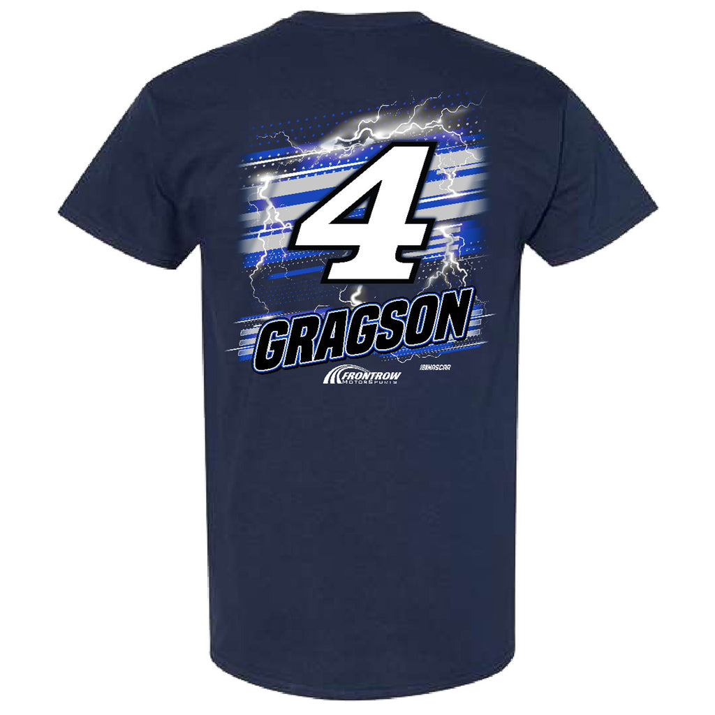Noah Gragson 2025 Name & Number #4 T-Shirt Blue NASCAR