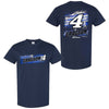 Noah Gragson 2025 Name & Number #4 T-Shirt Blue NASCAR