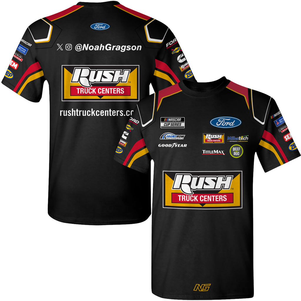 Noah Gragson 2025 Rush Truck Centers Sublimated Uniform Pit Crew T-Shirt #4 NASCAR