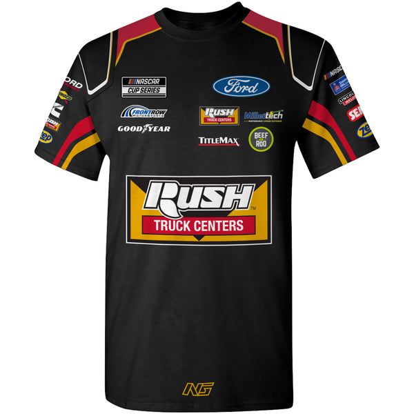 Noah Gragson 2025 Rush Truck Centers Sublimated Uniform Pit Crew T-Shirt #4 NASCAR