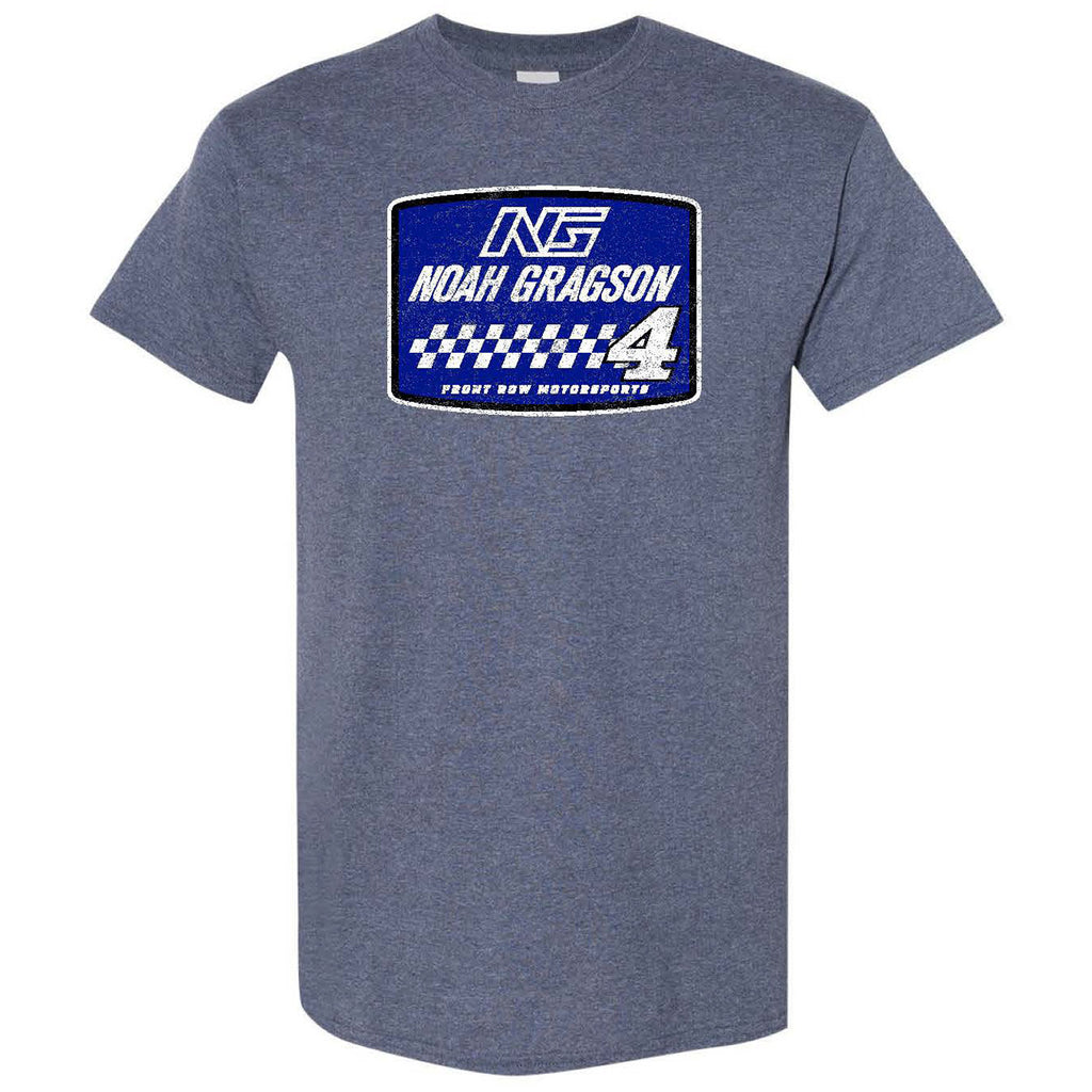 Noah Gragson 2025 Vintage Name & Number T-Shirt Blue #4 NASCAR