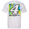 Noah Gragson 2025 Xtreme 2-Spot T-Shirt White #4 NASCAR