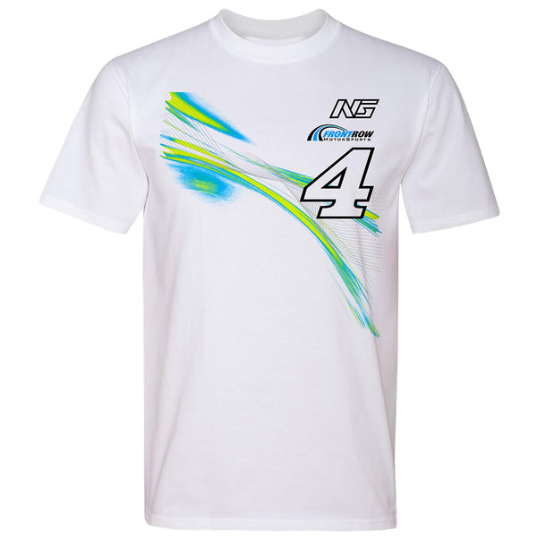 Noah Gragson 2025 Xtreme 2-Spot T-Shirt White #4 NASCAR