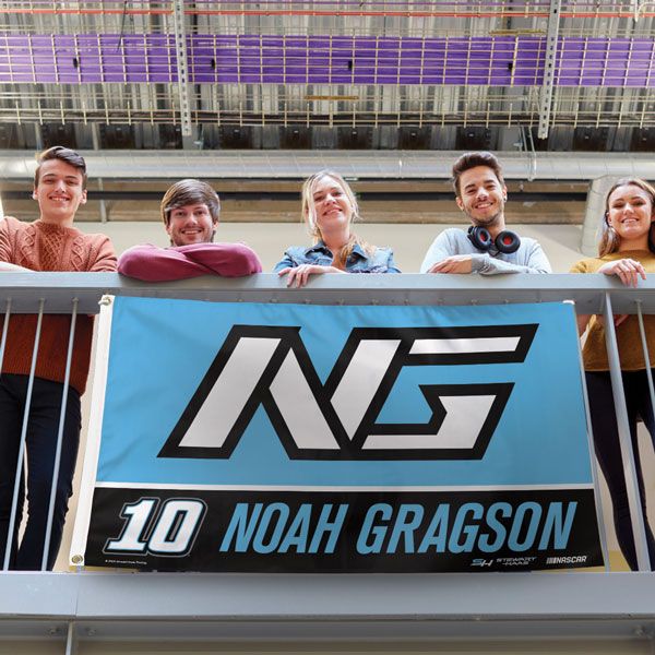 Noah Gragson 2024 Logo NG #10 NASCAR 3x5 Flag