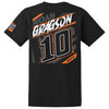 Noah Gragson 2024 Xtreme 3-Spot #10 T-Shirt Black NASCAR